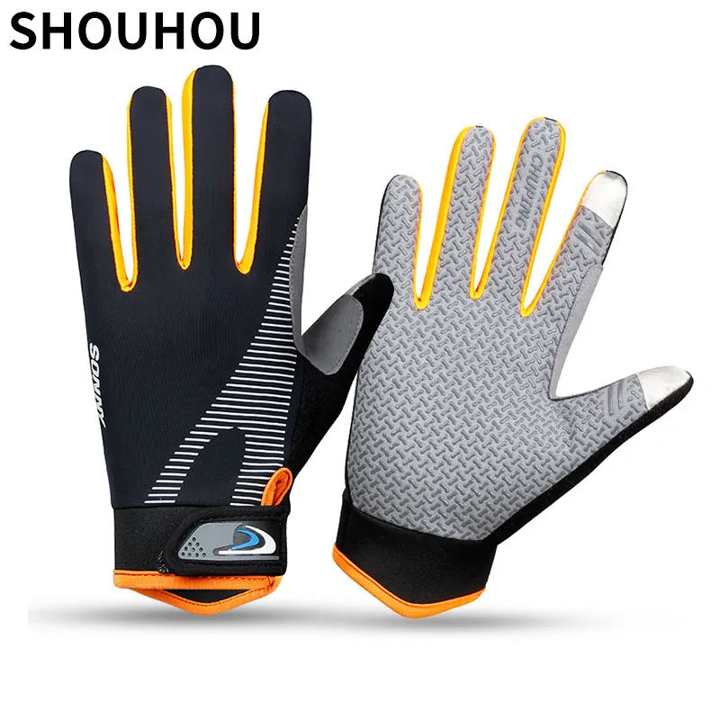 

SHOUHOU New Arrival Men Summer Fitness Gloves Fashion Male Sports Gloves Mittens Riding Cycling Gloves Mountaining Gloves