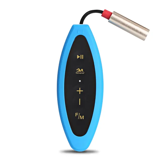 IPX8 Waterproof Underwater MP3 Player Portable 4GB Memory with FM Radio