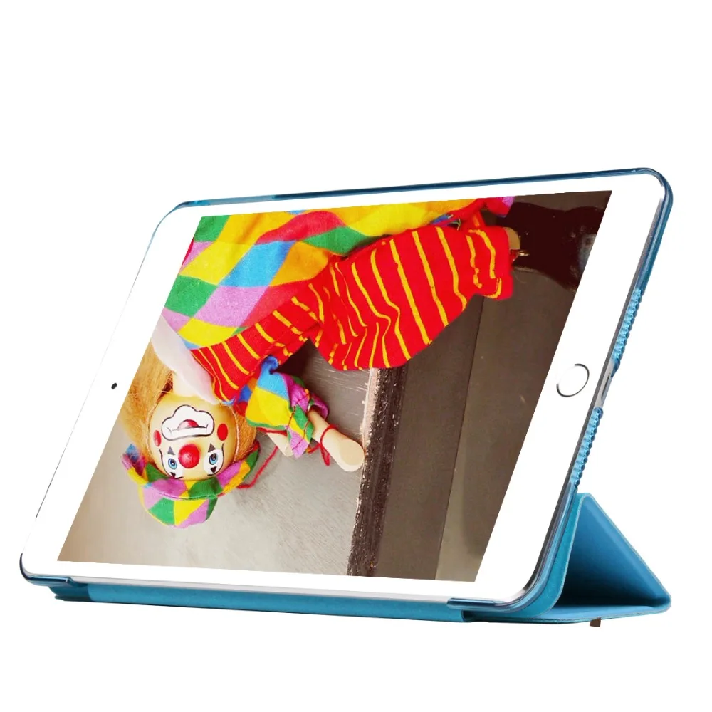 Новый чехол для iPad модели Air 2 выпуска 2014 года Ультратонкий + прозрачный Твердый