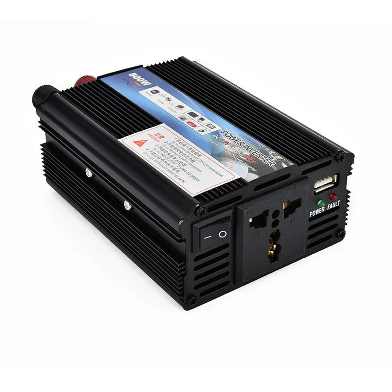 500W Car Power Inverter Car Charger Solar Inverter Charger Veicular