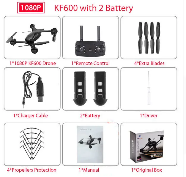 KF600 LM06 Дрон 4 K/1080 P Wi-Fi FPV двойная камера Оптическое позиционирование потока управление жестами удержание высоты Квадрокоптер Vs SG106 PM9 - Цвет: 1080P LM06 2B