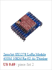 SX1278 ESP32 Lora 0,96 дюймовый синий oled-дисплей Bluetooth wi-fi-комплект IOT макетная плата модуль 433 МГц для Arduino