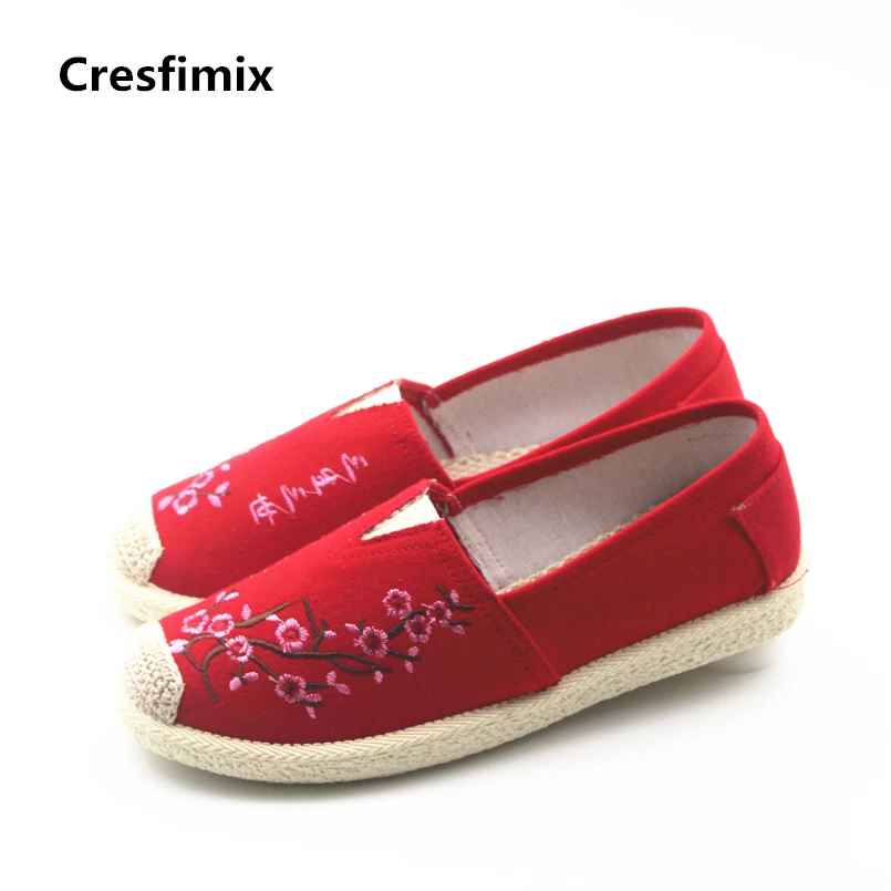 Cresfimix sapatos femininos Женская Повседневная танцевальная обувь на плоской подошве весну