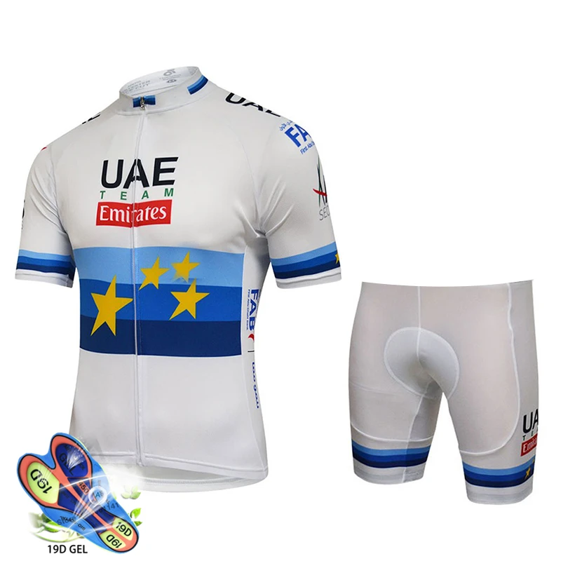 Комплект из Джерси для велоспорта Pro Team ОАЭ, одежда для велоспорта, велошорты, велосипедные майки, комплект Ropa Ciclismo Hombre, комплект для велоспорта - Цвет: 2