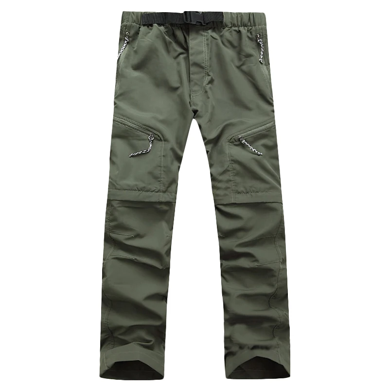 Men Quick Dry Pants Removable OutdoorFishingHikingCamping