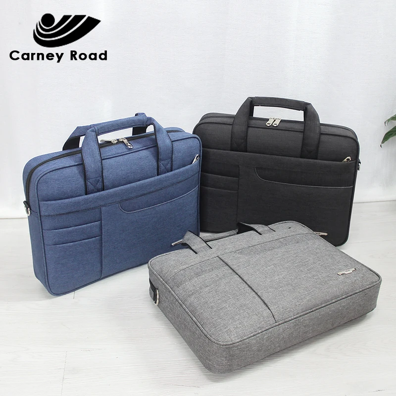 Ceny Marka wodoodporna mężczyźni kobiety 14 15.6 cal teczka na laptopa torebka biznesowa dla mężczyzn o dużej pojemności torba listonoszka na ramię