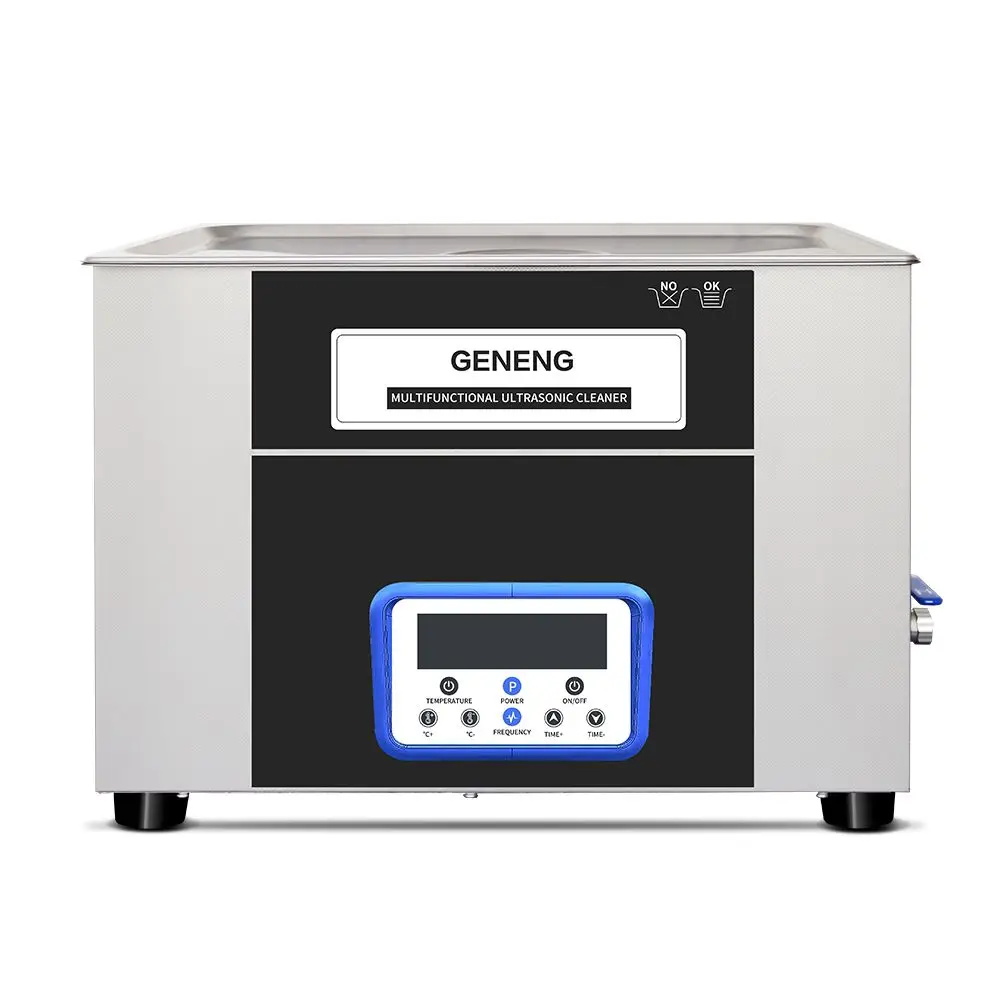 

22L Double Frequency Ultrasonic Cleaner Timer Heater Control Motor Parts Metal Parts DPF Industrial Gear Ultrasound Bath