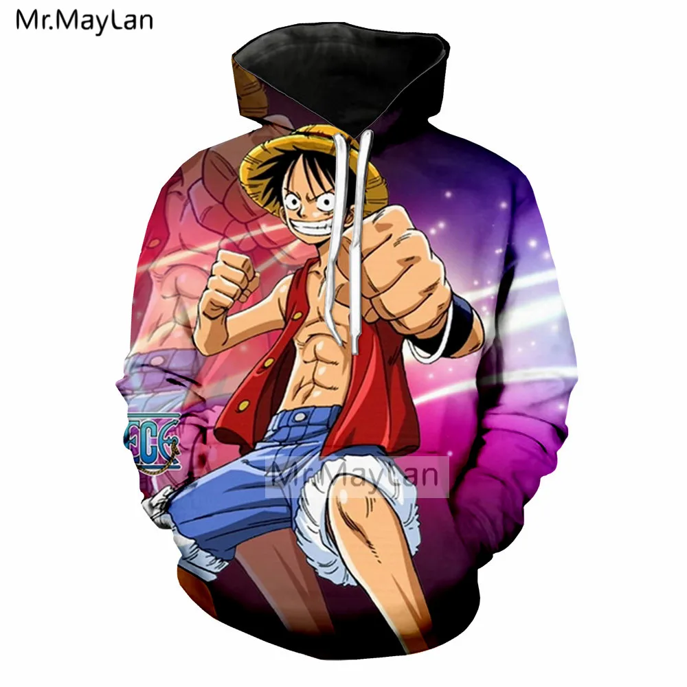 

Harajuku Anime One Piece 3D Print Luffy Jackets Men/Women Hiphop Streetwear Cool Jackets Boys Hipster Clothes 5XL Drop shipping