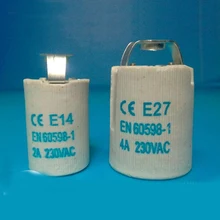 E27 керамический цоколь лампы устойчив к высокой температуре E14 светильник держатель фитинги 200 шт