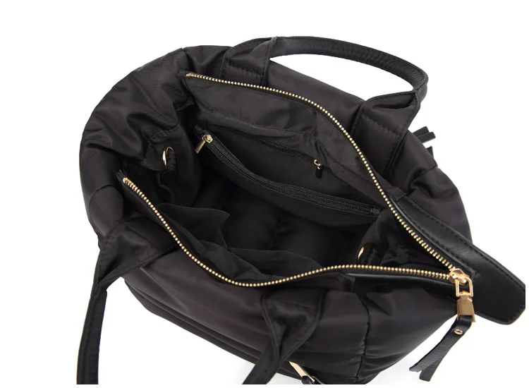 mulher casual algodão totes saco para baixo