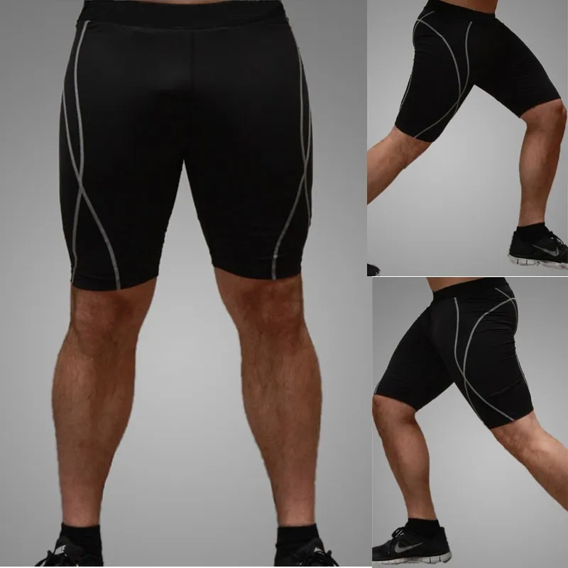Spandex Running Shorts Quick Dry Men Compression Tights Bodybuilding