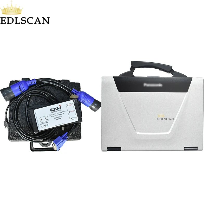 EDLSCAN CF52 с электронным сервисным инструментом CNH EST 9,1 для сельскохозяйственного строительного оборудования диагностический инструмент