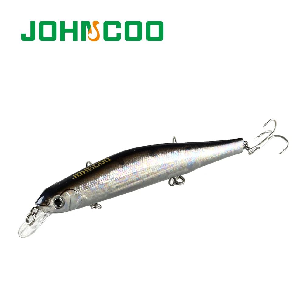 JOHNCOO 1 шт. новый жесткий Minnow рыболовный Воблер для рыбалки 11 5 см 17 6 г