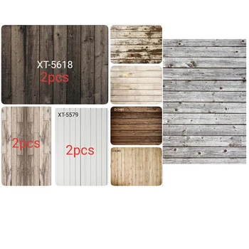 

11pc 4x6ft cotton polyester Wood planks Photography Backdrop Wood Floor Custom Photo Prop backgrounds
