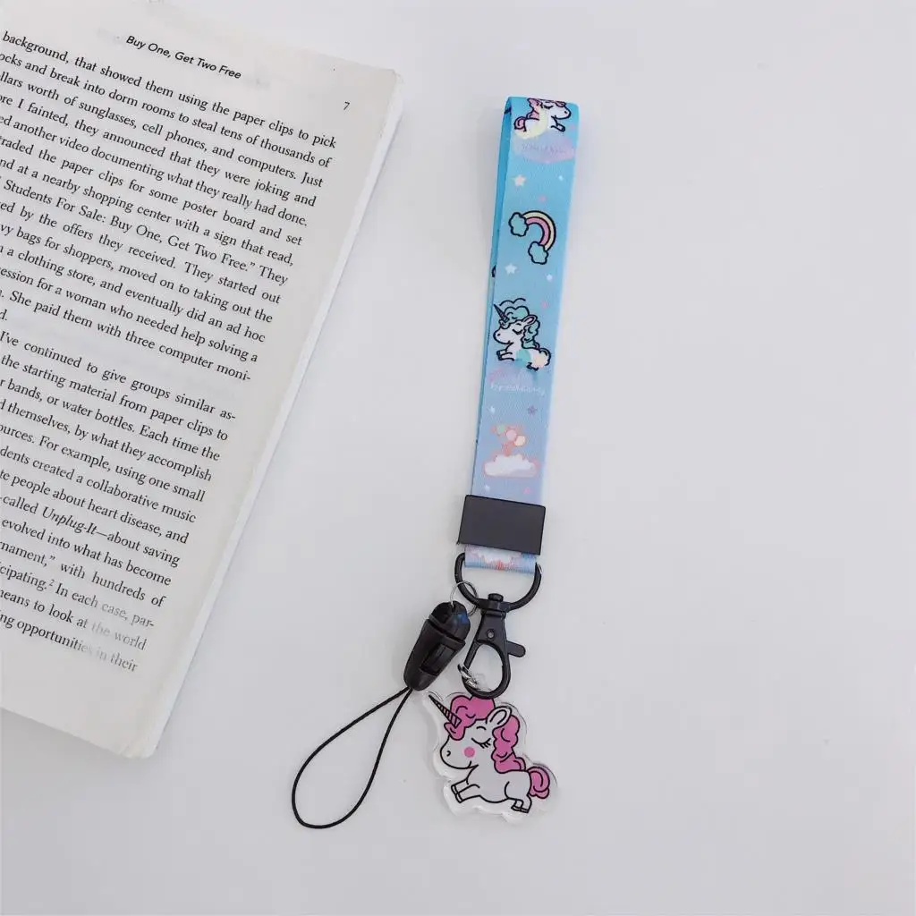 Cardcaptor Sakura Sesame Street totoro stitch Монстры шаблон ремень для телефона ремешок на запястье короткий Канат