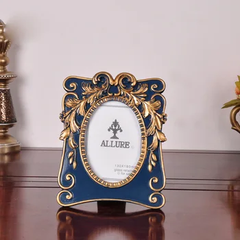 

European Pattern Creative Environmental Protection Resin 6 Inch 7 Inch Photo Frame Neoclassical Photo Frame Decoration Ornaments