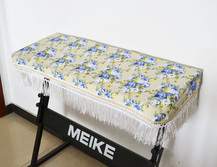 Wholesale Countryside Style Dustproof Piano Covers With Tassel  61 keyboard Electronic Piano Universal Cover (8)