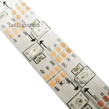 

50M 10x 5M SK6812 WS2812B Individaul addressable 5050 RGB 30pcs/m 150 5050 SMD LED strip Waterproof IP65 White PCB