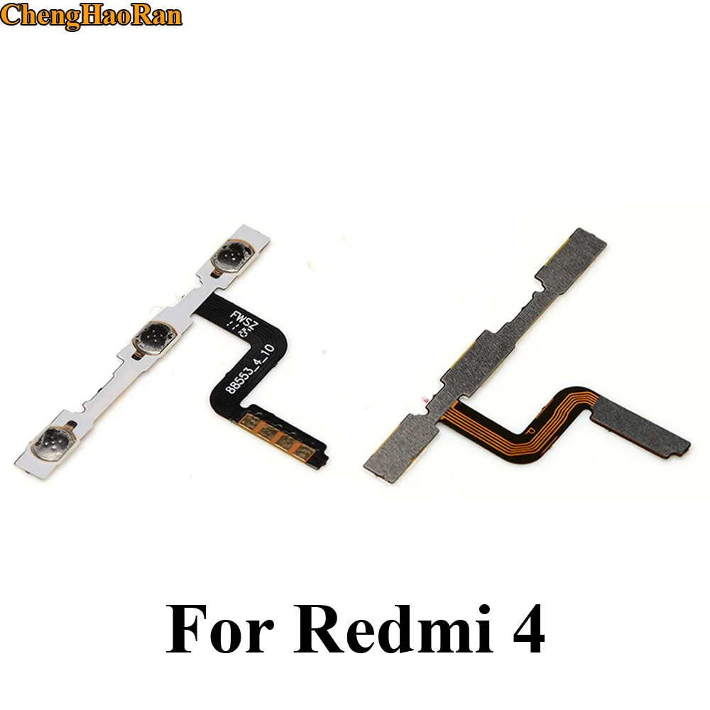 

ChengHaoRan 1pcs Side Power ON OFF Volume Key Button Switch Flex Cable for Xiaomi Redmi 4 Hongmi 4 prime