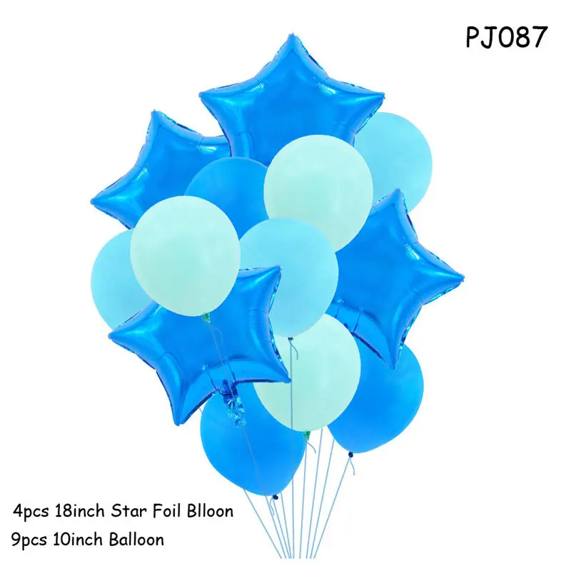 Vacclo 18 дюймов пятиконечная звезда алюминиевый шар Макарон воздушный шар год ребенок день рождения воздушный шар "Конфетти" Свадебные украшения - Цвет: Светло-серый
