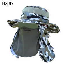 Открытый альпинистский флаг козырек солнцезащитная Кепка для лица Шея крышка рыболовная Кепка для мужчин женщин Пешие прогулки Кемпинг ветрозащитная шляпа ведро