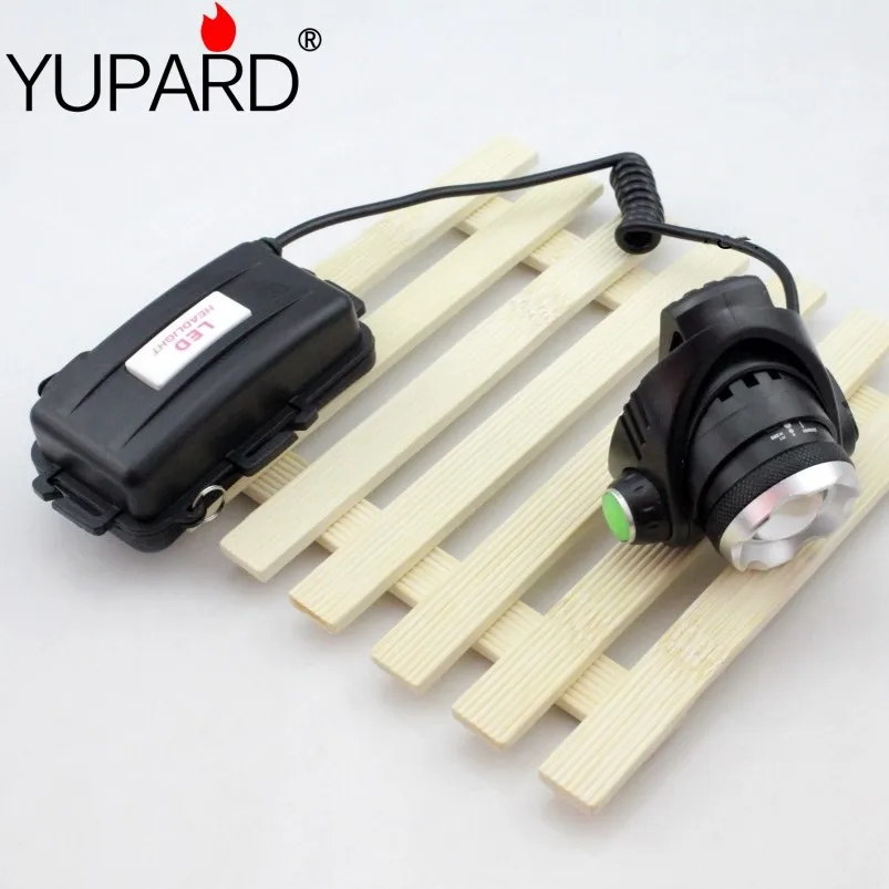 Светодиодная фара yupard XML T6 Zoom Q5 светодиодный налобный фонарь с регулируемой
