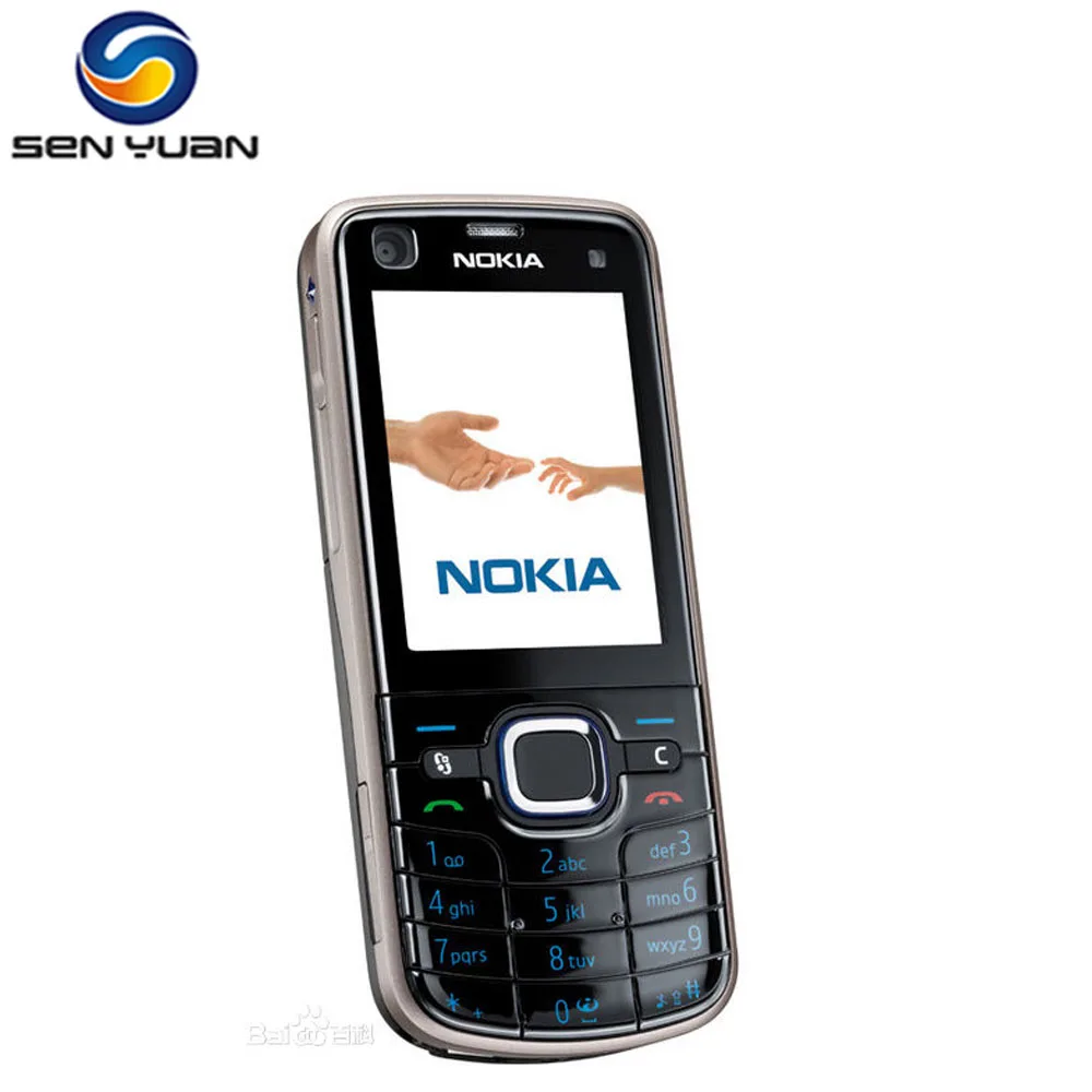 Original Nokia 6220 Classic Mobile Phone A-GPS 3G 5MP Camera 6220c Cell  Phone Free