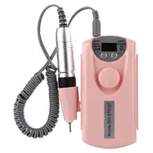 Portable Rechargeable Polisher Electric Nail Art Drill Pen Polish Manicure Drill Pen Machine 100-240V