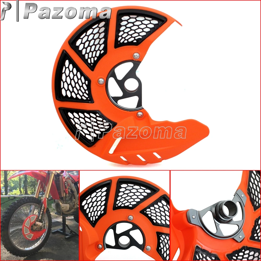 Orange Motorcycle Front Brake Disc Rotor Guard Protector Plate for KTM