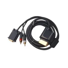 HD Видео Аудио HDTV RCA AV VGA кабель Шнур для Microsoft Xbox 360 консоль