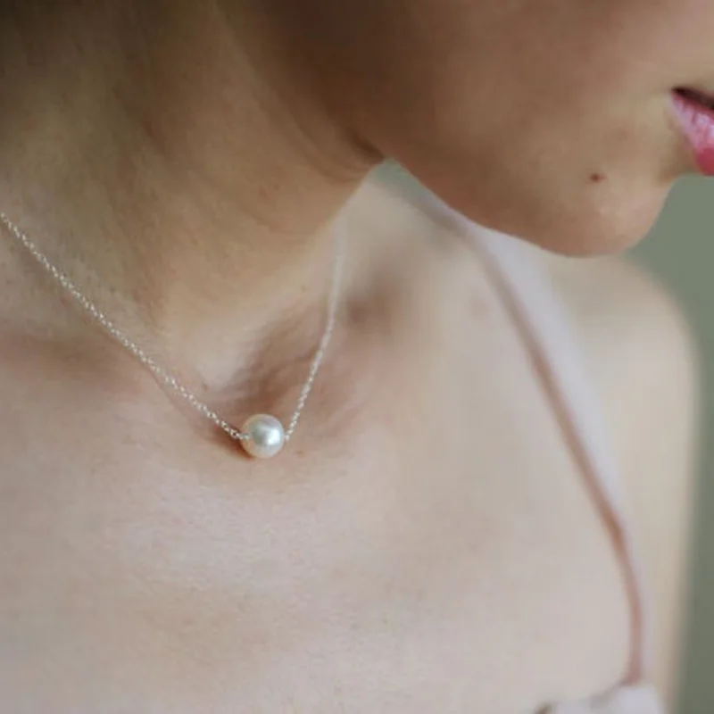 Fashion Jewelry Simple simulated Pearl Necklace Long Tassel Beads Pendant necklace For Women | Украшения и аксессуары