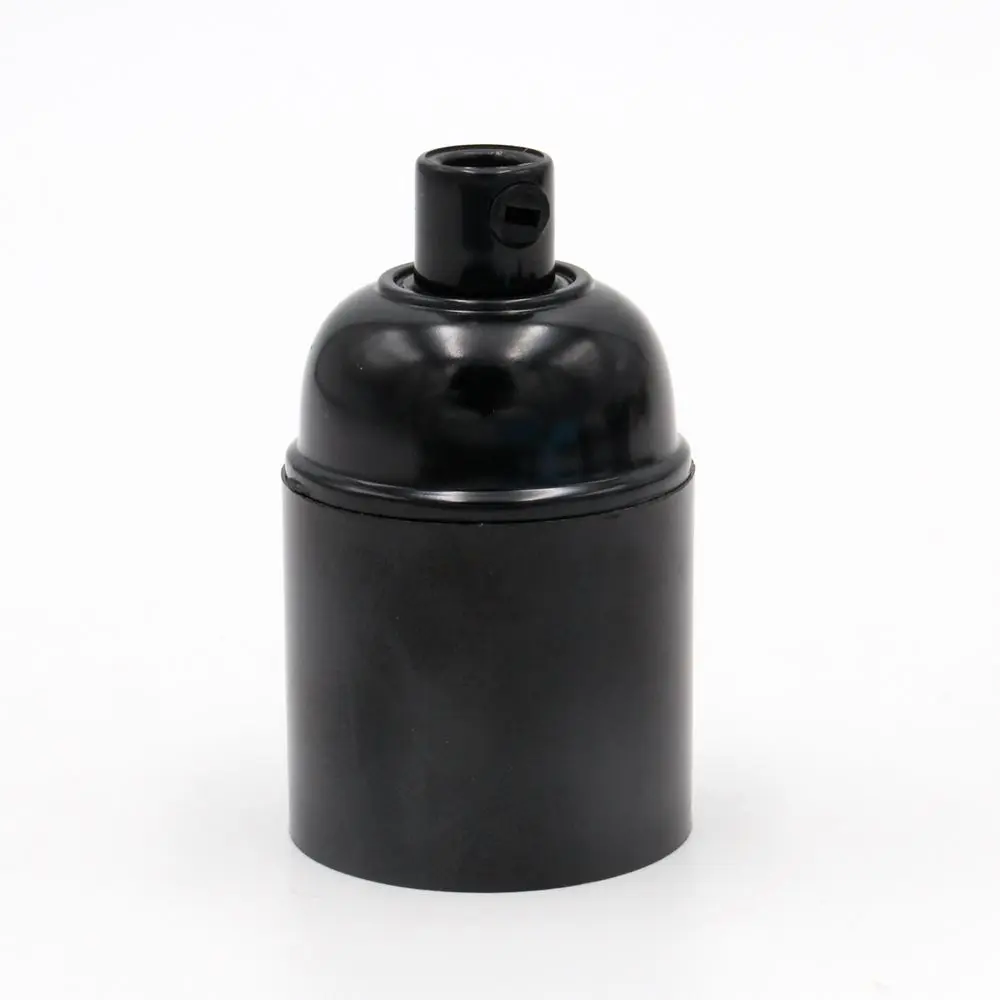 2 шт. 10 шт. 50 шт. черный бакелитовый патрон для лампы с резьбой E27 фитинги фенольные патроны