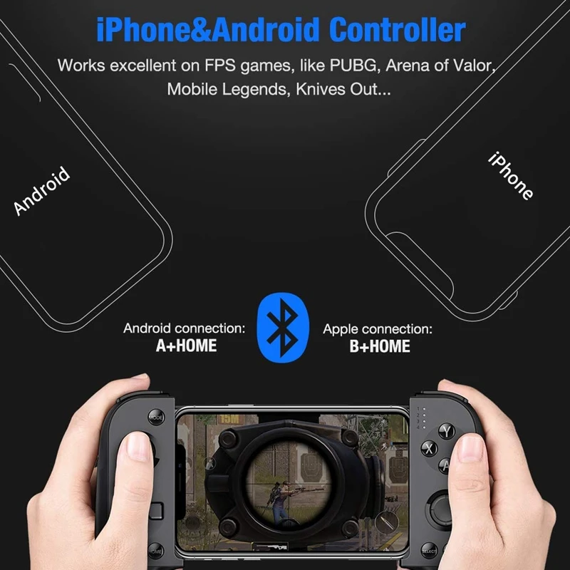 Мобильный контроллер, мобильный игровой контроллер для Pubg, игровой контроллер для Android/Ios/Iphone, беспроводной пульт дистанционного управления геймпад