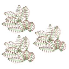 30 шт. Карп грубая рыболовная кормушка пружинная катушка встроенный метод подачи рыболовная клетка для приманки терминал снасти 3 размера