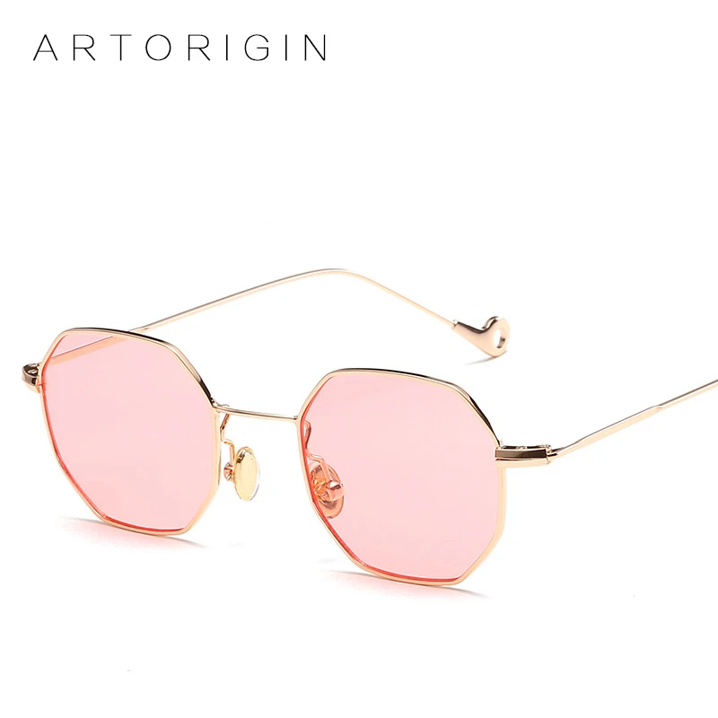 

Trend 2017 Square Hexagon Sunglasses Women Tinted Sun Glasses For Men Unisex Eyeglasses Pink Lunette Brand Designer Eyewear