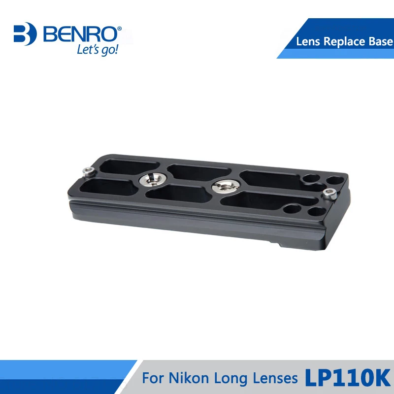 Benro LP110K объектив камеры алюминиевый заменить базовый объектив крепление для Nikon Длинные линзы DHL