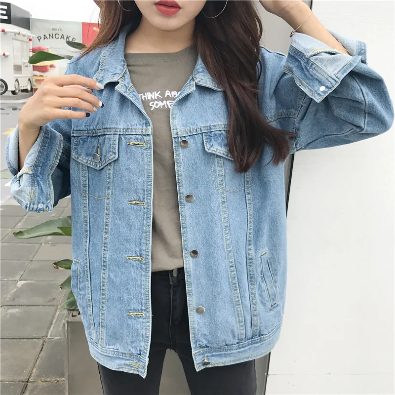 New  2019 Leisure fashion retro Women Coat Spring Autumn Long Sleeve Basic Coats Vintage Slim Hot Fashio