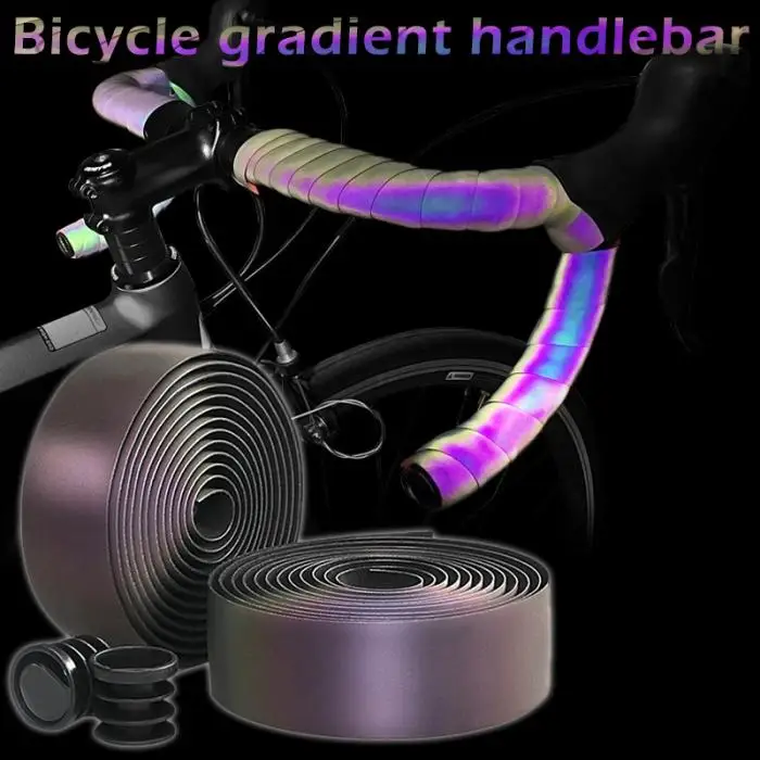Недавно 1 пара велосипед ремень руля Светоотражающая обмотка руля защитная упаковка для горного велосипеда BFE88