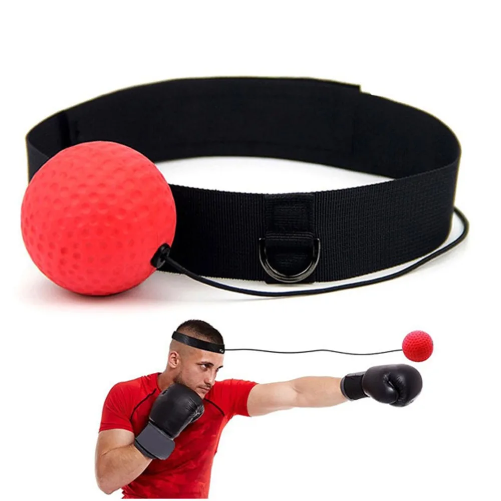 Boxing Fight Ball Punch Exercise Head Band Reflex Speed Training Equipment UK Boxing Fight Ball Punch Exercise Head Band Reflex Speed Training Equipment UK