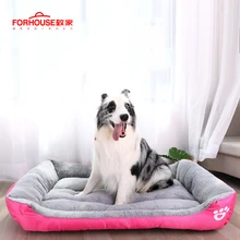 Водонепроницаемая кровать для собак, дышащая Механическая зимняя согревающая собачий домик, диван из мягкого материала, собачий питомник для маленьких и больших питомцев