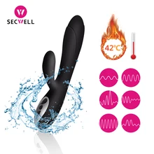 Secwell Dildo Anal Plug Vibrator Woman Massager Vibrating G-spot Vagina Clitoris Double Vibration Stimulator Sex Adult Toy