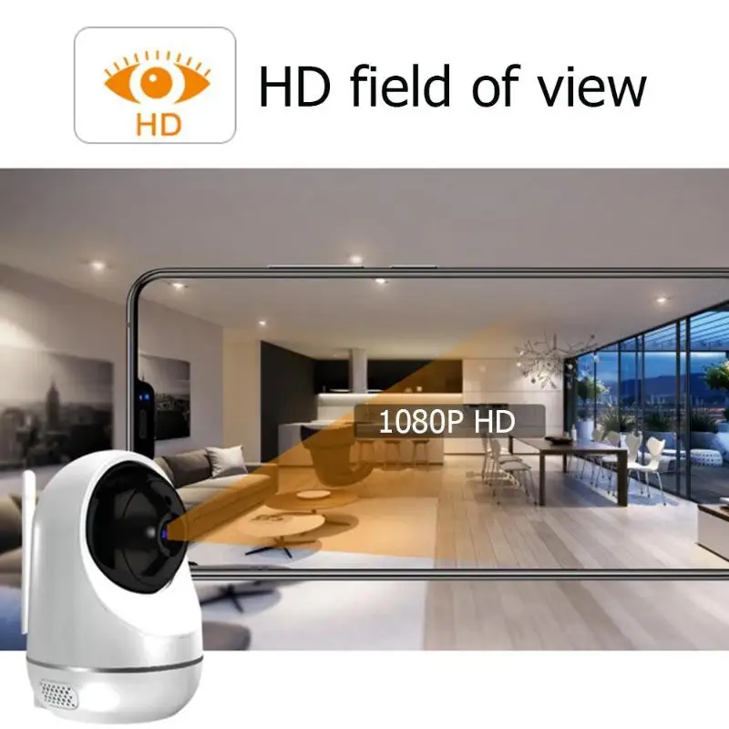 HD 1080 P IP камера двухсторонняя беспроводная мини инфракрасная камера ночного видения монитор для детей Домашняя Видео Безопасность Surveilance автоматически Tacks