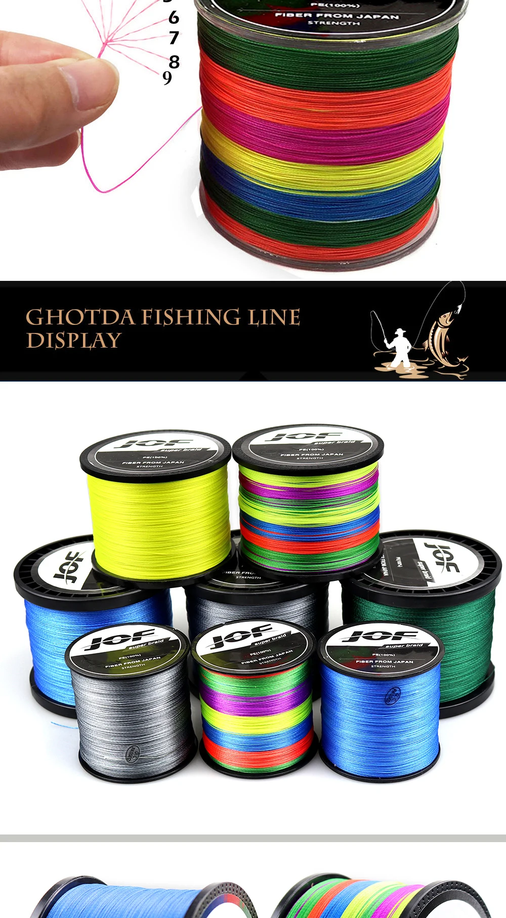 Linhas de pesca
