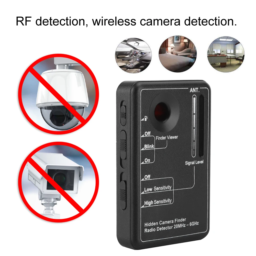 Портативный RD-10 высокочастотный беспроводной Радиочастотный детектор камера прибор обнаружения устройств подслушивания защита конфиденциальности безопасности Лидер продаж