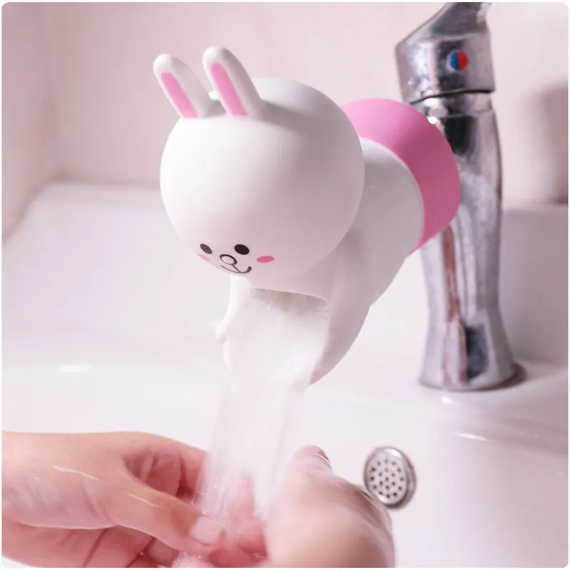 Cartoon Faucet Extender Sink Handle Extension Toddler Kid Bathroom