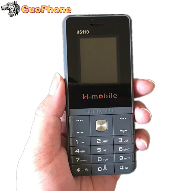 

2019 Promotion H-mobile IT6110 CellPhone 1.77" Dual SIM Basic Big Keyboard Quad Band WhatsAPP MP3 FM Bluetooth Speaker Phone