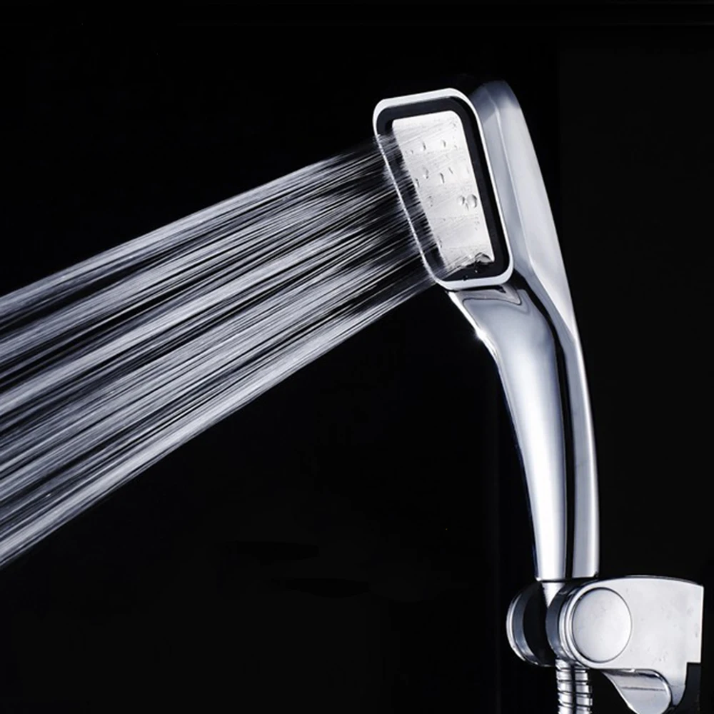 SmileMonkey super pressure rainfall shower head 300 holes shower head water saving filter spray nozzle 