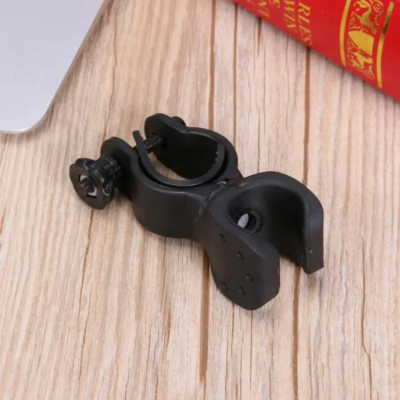 2.5 360 Torch Clip Mount Bicycle Front Light Bracket Flashlight Holder Rotation With antiskid rubber gaskets Rotating Light clip