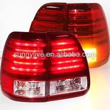Для Lexus CYGNUS LX470 светодиодный задний светильник 1998-2007 год красный белый