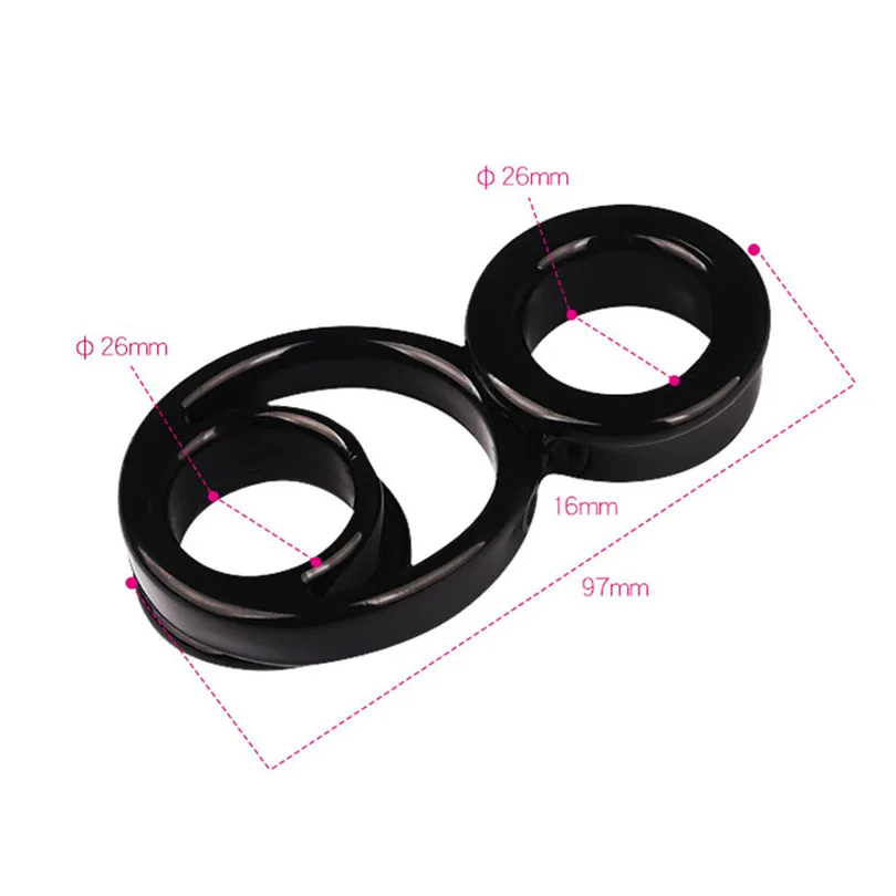 8 Shaped Male Delay Penis Ring Silicone Couple Lover Sexy Play Games Dual Ring Men Male Soft Silicone Time Delay Ring  (4)